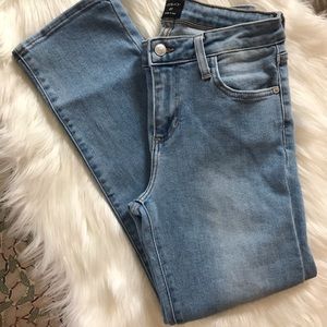 JUST BLACK Blakeley Distressed Straight Leg Jean